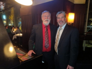 Dan Haerle (pianist/professor) w/ David Hansen in New Orleans 2017