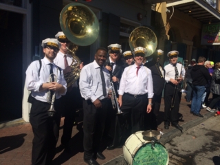Jazz Wedding Parade - New Orleans Spice Brass Band - Parade - French Quarter New Orleans, LA - Hansen Music Productions, LLC https://www.NewOrleansJazz.com
