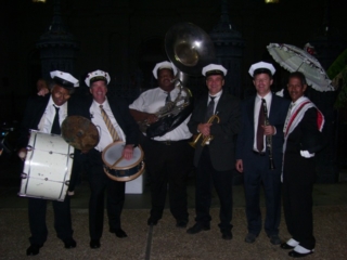 New Orleans Spice Brass Band - Parade - French Quarter New Orleans, LA - Hansen Music Productions, LLC https://www.NewOrleansJazz.com