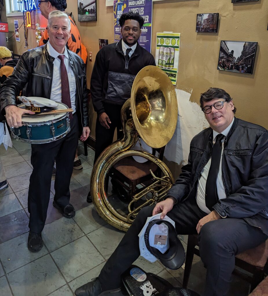 Jazz Brunch Quartet New Orleans Spice – Strolling Travelling Stationary 504-5c New Orleans Jazz - The New Orleans Spice Jazz Brunch Trio